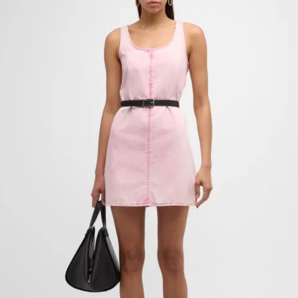 rag & bone Kimmie Pink Mini Tank Dress